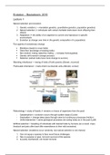 Summary Evolution Biology English