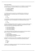 Oefentoets + antwoorden hoofdstuk 1 