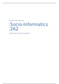 Socio-Informatics 262 Notes