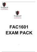 fac1601exam pack latest
