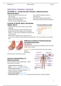 BMS3020 L12 - Cardiovascular Disease - Atherosclerosis 