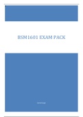 BSM1602 EXAM PACK 2014-2016 ANSWERS