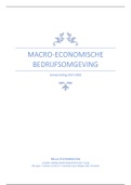 Samenvatting Macro-economische bedrijfsomgeving (2e bach HW)