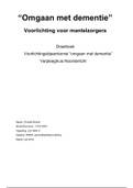 252R3 Draaiboek Omgaan met dementie