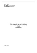 Strategic Marketing Samenvatting
