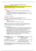 Samenvatting inleiding Management en Oriëntatie boek en lessen HRM jaar 1
