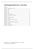Samenvatting - Gedragsproblemen in de klas 