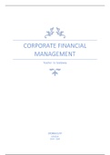 Summary Corporate Financial Management