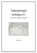 Antropología teológica. Creación y pecado