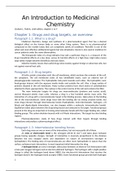 Summary Chapters 1-4 Medicinal Chemistry I