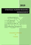 Summary Strategic Human Resource Management (grade 9.0)
