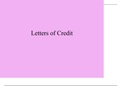 Letters of Credit revision PPT