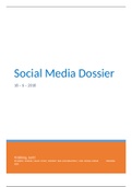 Dossier Social Media, Docent B. Van Druijten, cijfer 8.8