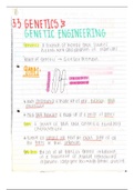 Genetics and Genetic engineering 