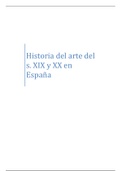 Apuntes Historia del arte del siglo XIX y XX en España