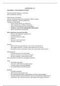 Complete samenvatting hoorcolleges nutrition fysiologie blok 3.2