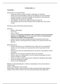 Complete samenvatting hoorcollege nutrition fysiologie 2.1