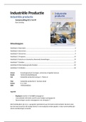Industriële productie (6e, herziene druk; Samenvatting H2 t/m H9)