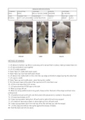 Soft Cup Bra Method of Make & Notes