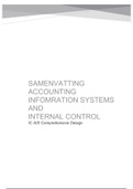 Samenvatting Accounting information systems and internal control