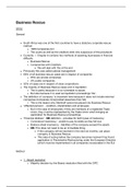 Mercantile Law 443 - Business Rescue Classnotes