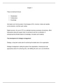 Information Systems Strategies Notes (ISST7312)