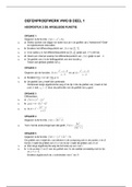 Oefentoets Getal en Ruimte VWO 4 Wiskunde B hoofdstuk 2