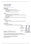 Parodontologie 1 samenvatting