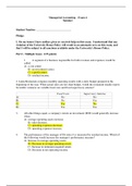 DeVry University Chicago AC505 Quiz Solution101 AC 505 Quiz Test / Managerial Accounting Exam 4