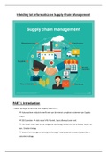 Inleiding tot Informatica en Supply Chain Management