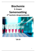 Biochemie van de huisdieren Samenvatting