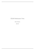 Complete Mathematics Notes