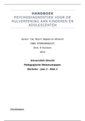 Boeksamenvatting Handboek Pyschodiagnostiek - Tak, Bosch, Begeer, Albrecht 
