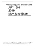 APY1501 exam May June 2019 complete with references