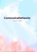 Mediakennis C: inleiding in communicatie (communicatie handboek Michels samenvatting)