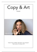 Dossier Copy & Art | Cijfer 8,0