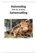 Huisvesting Samenvatting '19-20