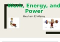 Work, Energy, and Power Introduction (Physics SL and HL)