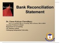 Accounting Bank Reconciliation Statement
