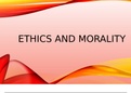 Ethics And Morality 