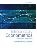Wooldridge - Introductory Econometrics - A Modern Approach - 6th-Edition