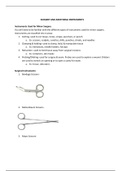 CCMA Review Notes: Surgery and Anesthesia Instruments 