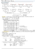 Elements of Calculus I &lpar;MATH 1080&rpar; - Exam Review