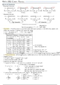Elements of Calculus I (MATH 1080) - Exam Review