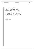 Business Processes - Lecture Notes 