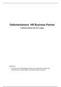 Oefententamens HR Business Partner