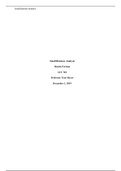 ACC 561 Small Business Analysis A+ work