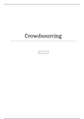 crowdsourcing in the business particularly for the extensive business, the thoughts, work and subsidizes included 