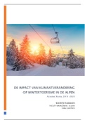 Academic Review - Klimaatverandering in de Alpen