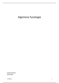 Bundel Blok 2: Psychologie & Algemene Fysiologie